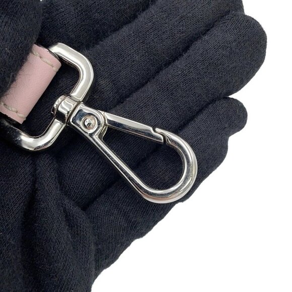 FENDI Bolsa Vitto Dolce Studded Shoulder Bag Leather Pink - Picture 14 of 16